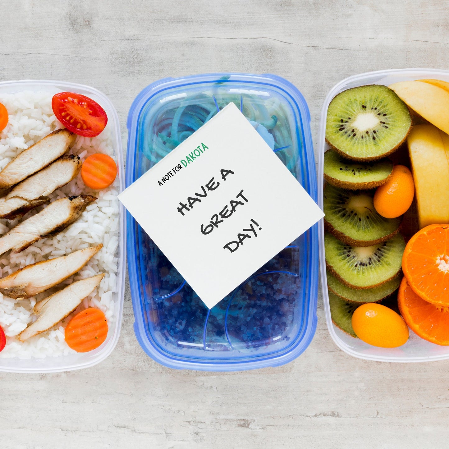 "A Note For" Personalized Kids Lunchbox Notepad