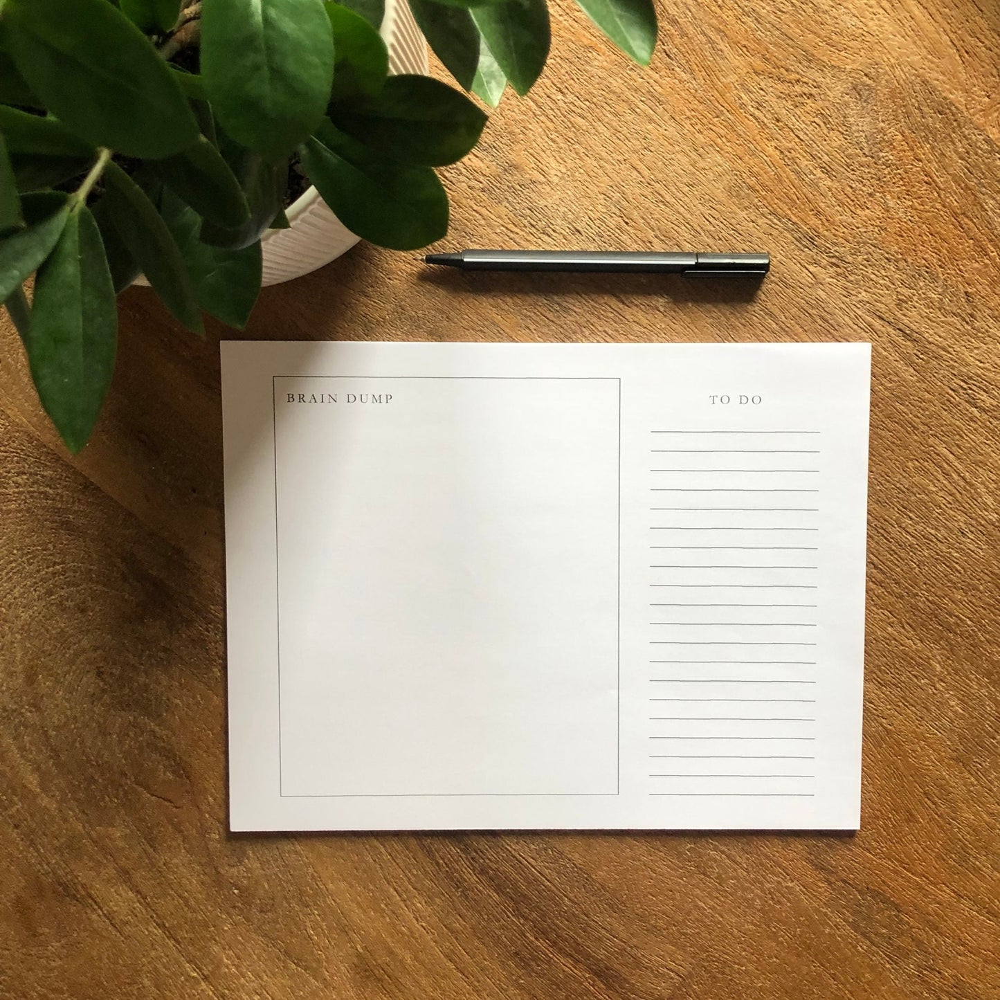 Brain Dump and To-Do List Notepad
