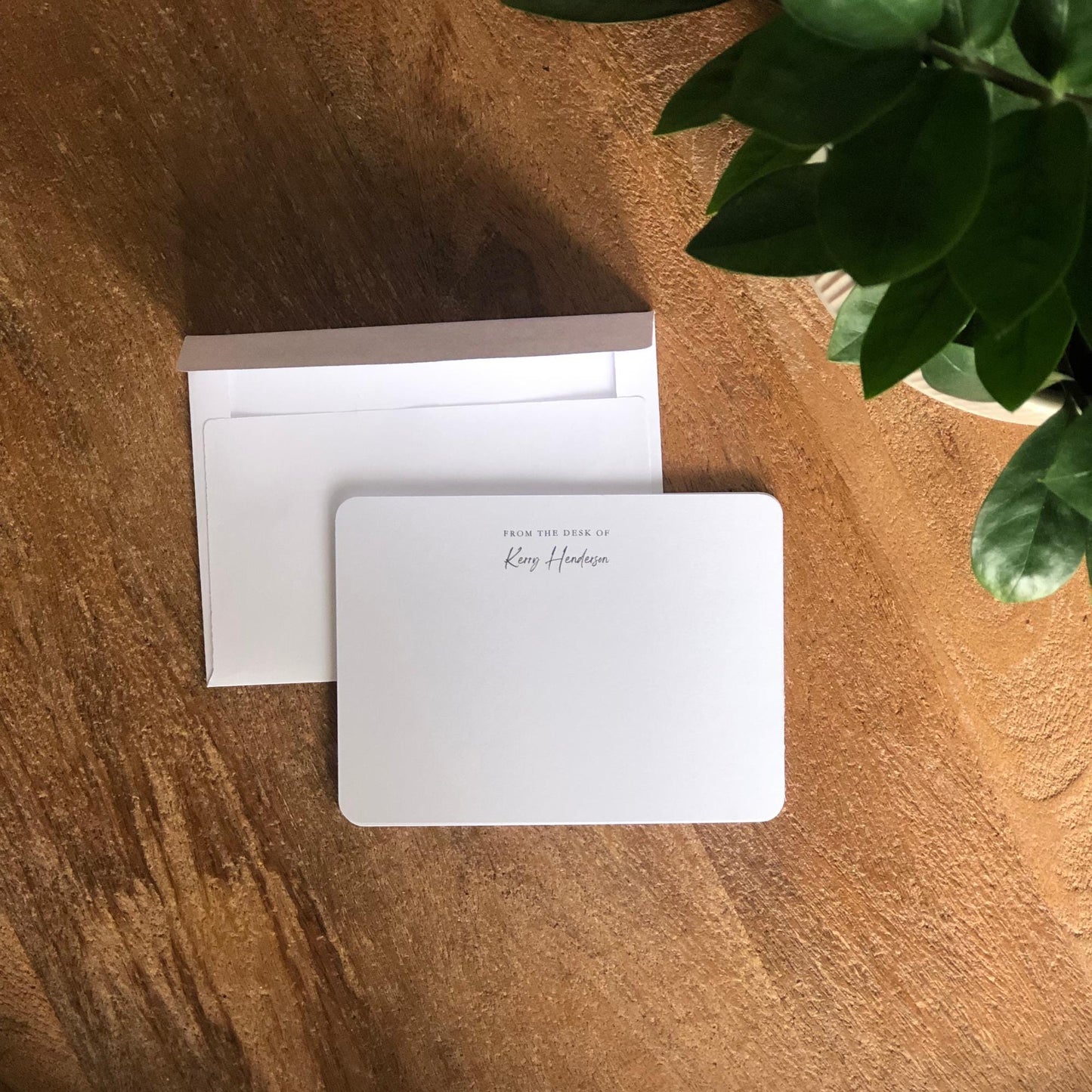 "From the Desk of" Personalized Notecards