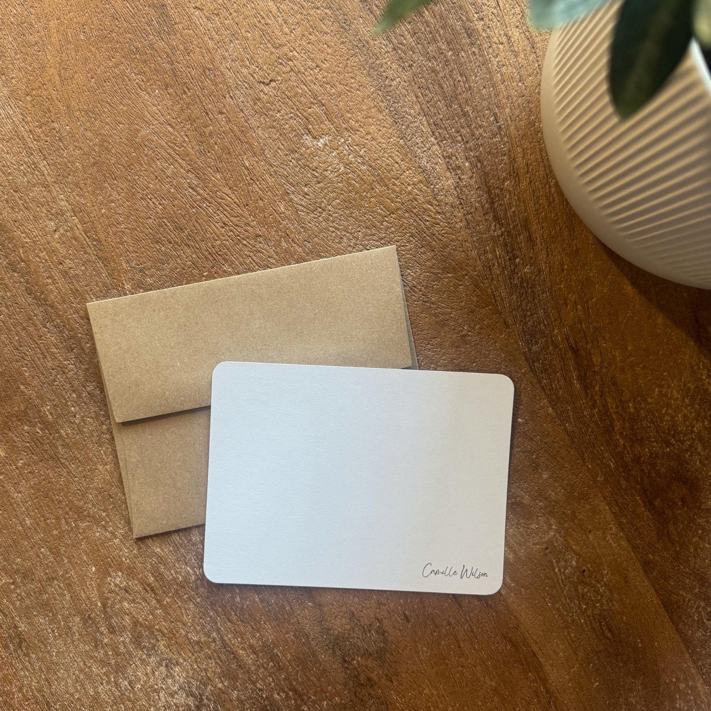 Personalized with Name Notecards