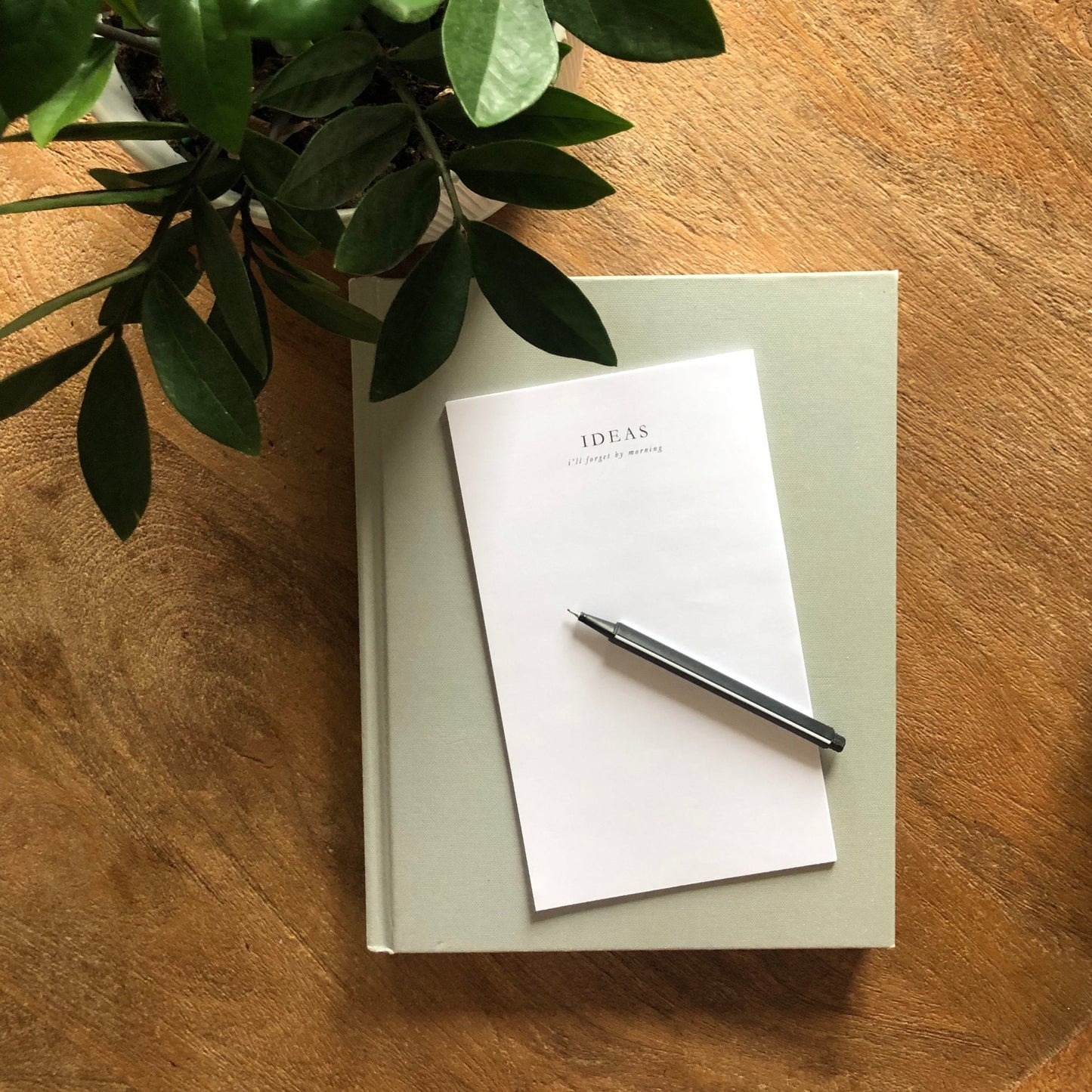 "Ideas I’ll Forget by Morning" Notepad