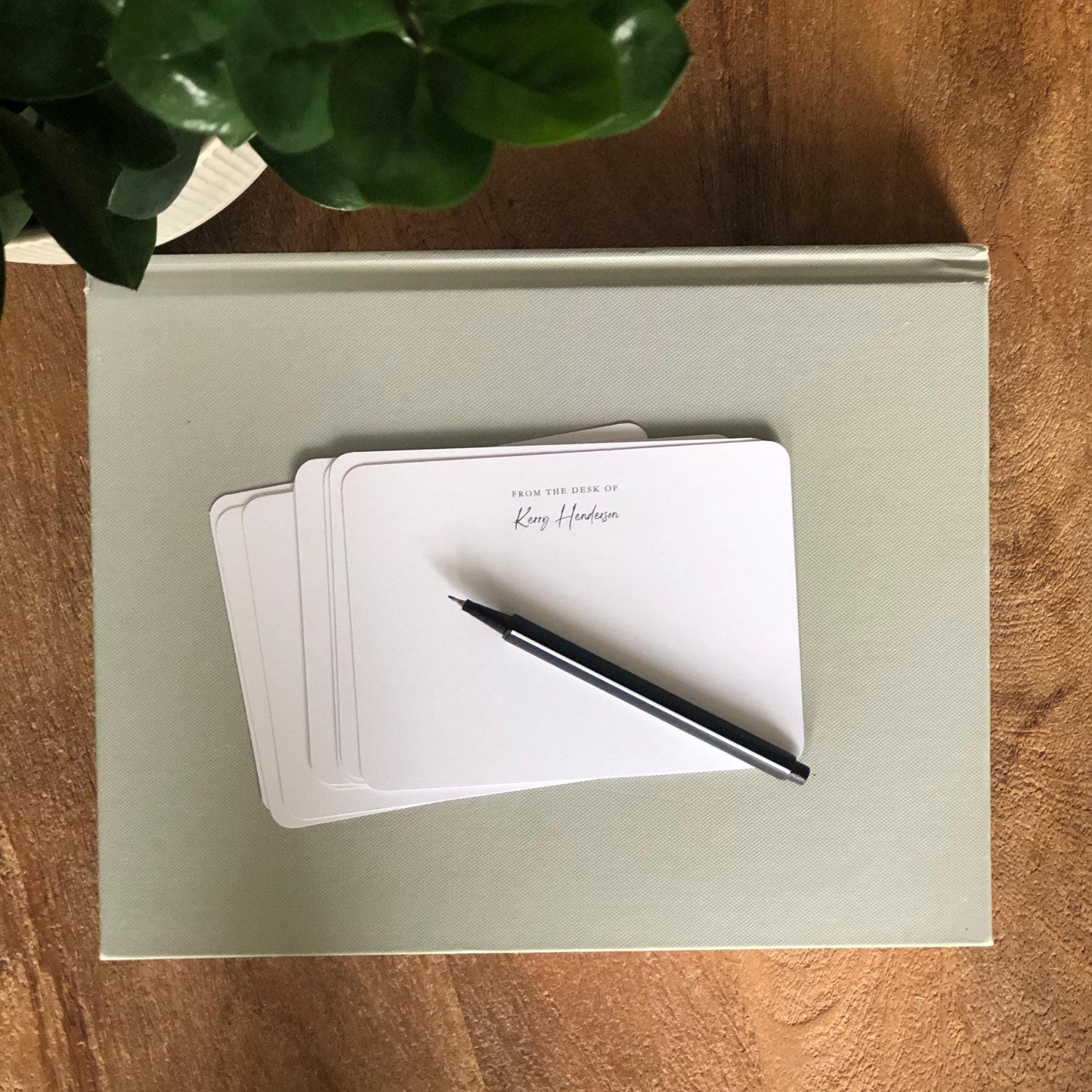 "From the Desk of" Personalized Notecards