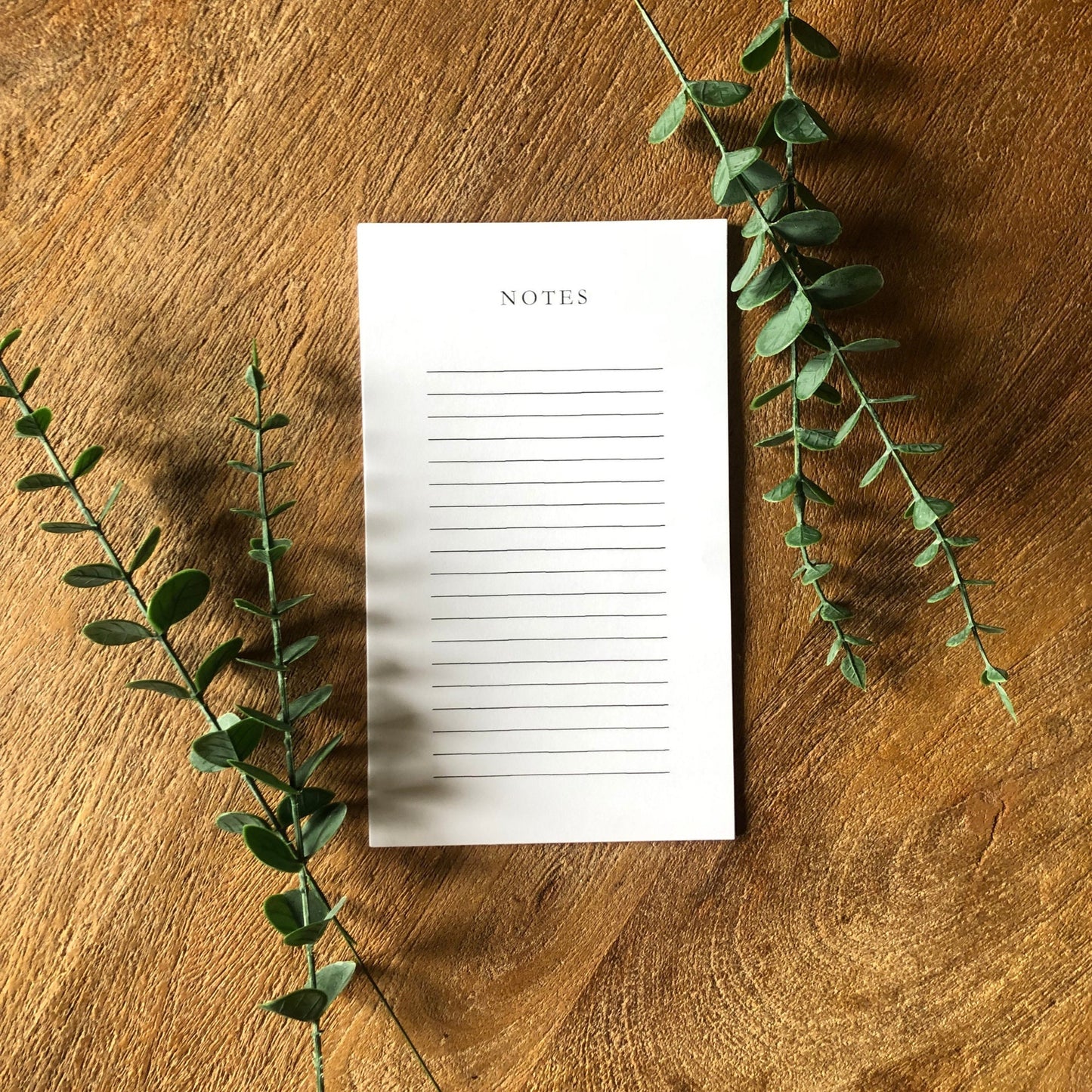 "Notes" Lined Notepad