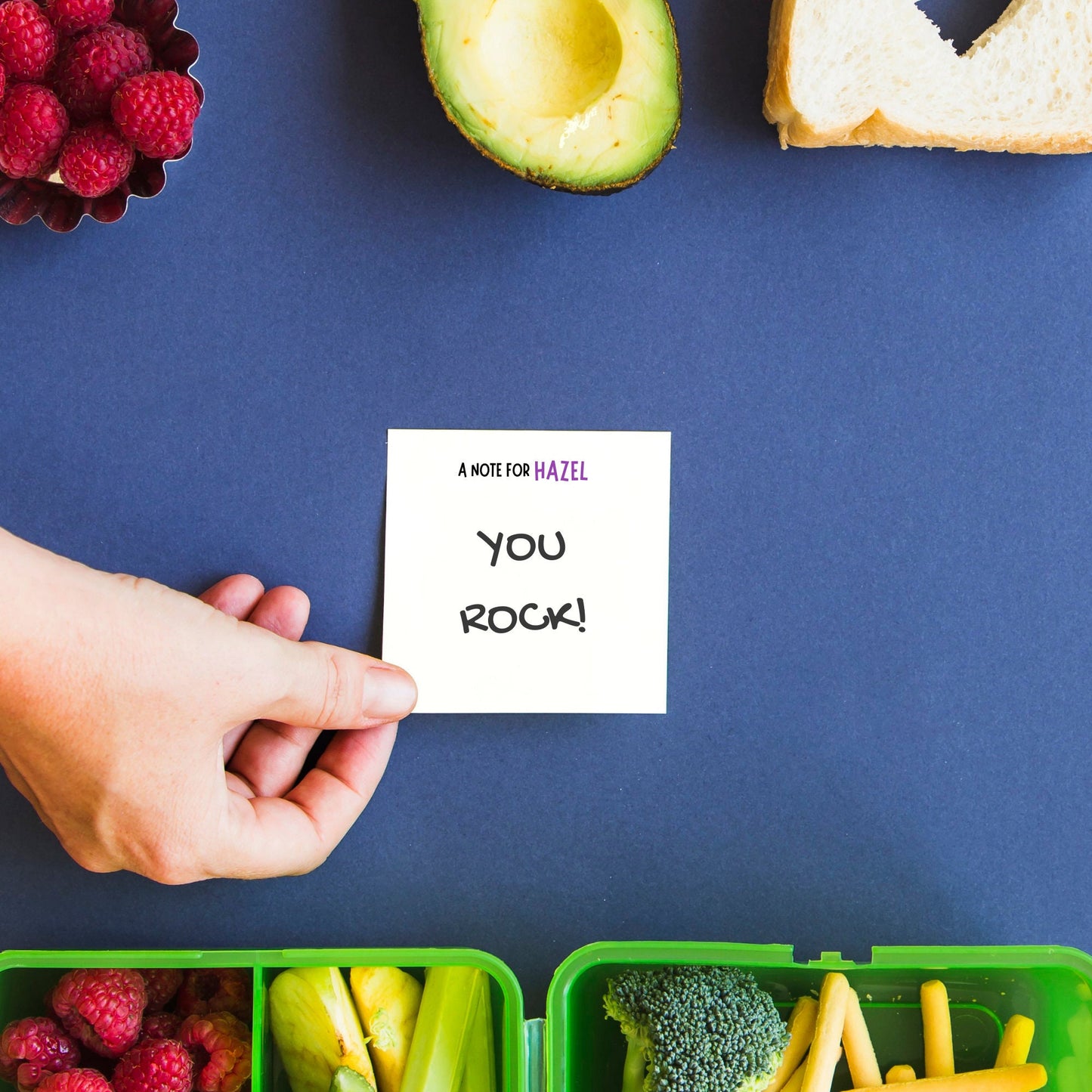 "A Note For" Personalized Kids Lunchbox Notepad
