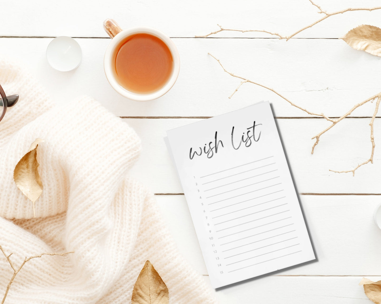 Wish List Notepad