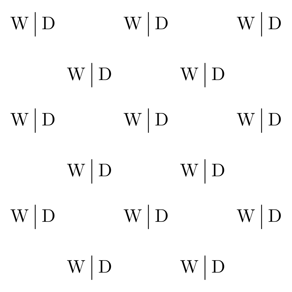 Monogram Pattern Envelope Liner