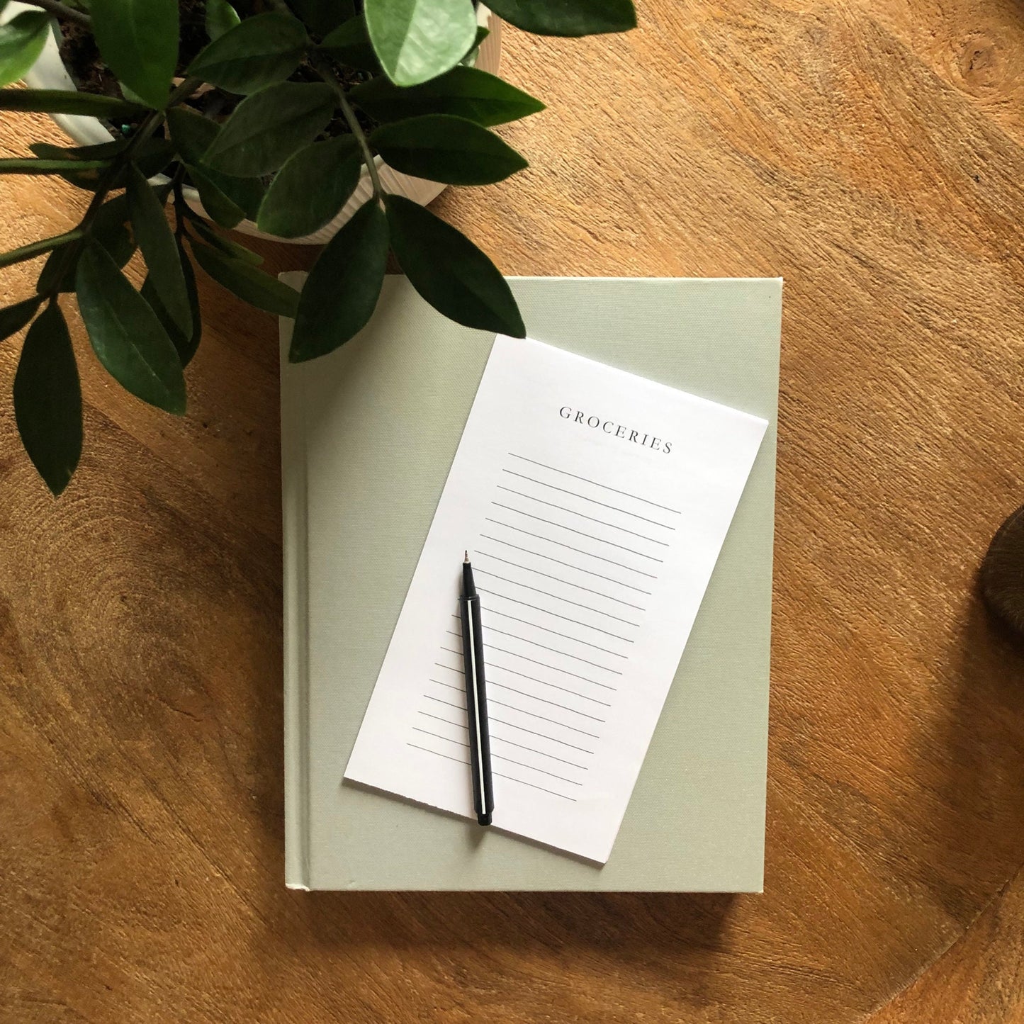 Grocery List Lined Notepad