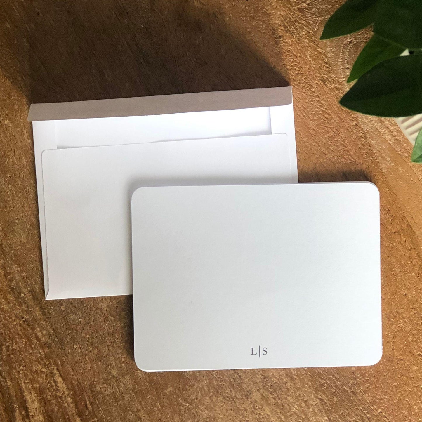 Monogram Personalized Notecards