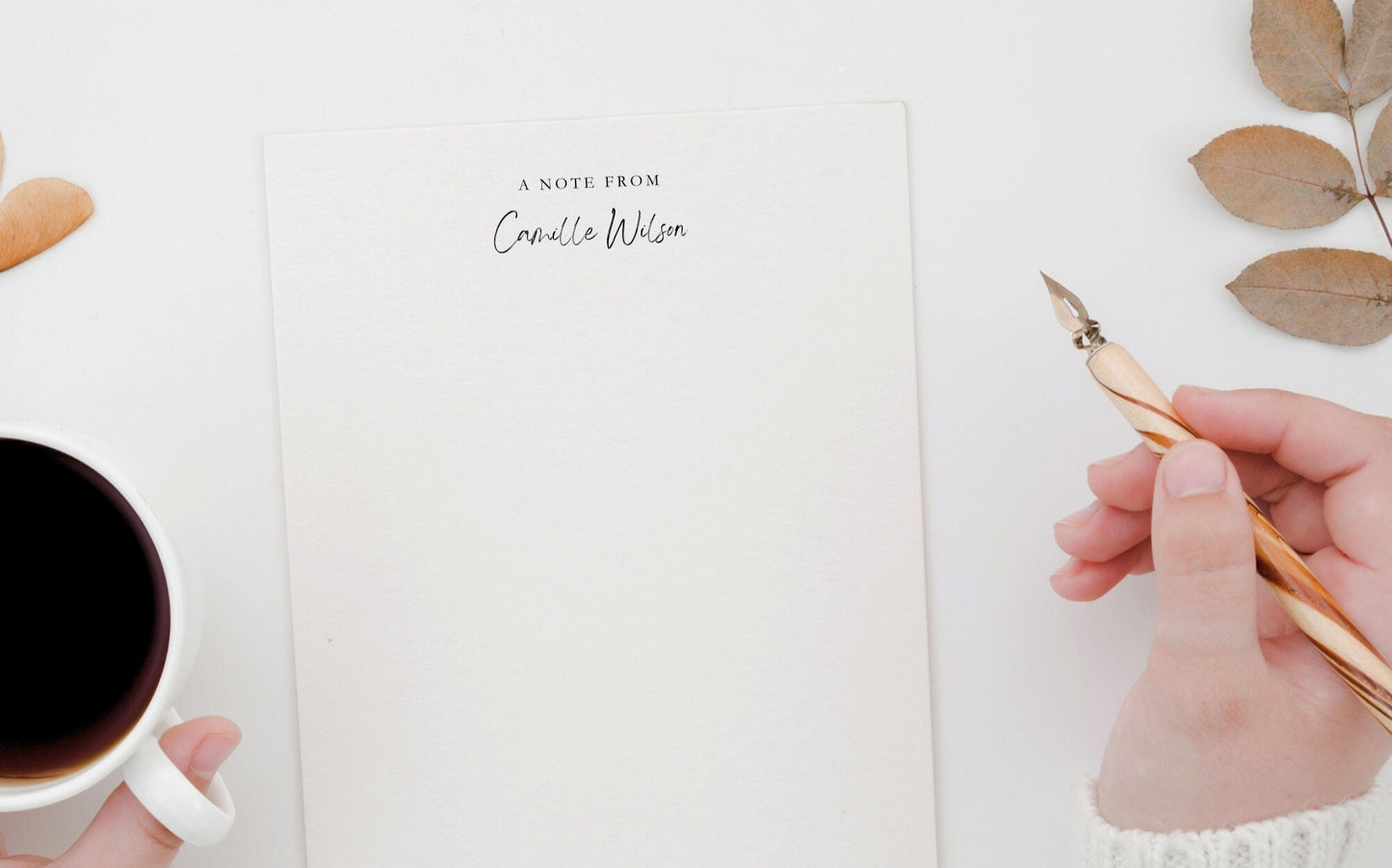 "A Note From" Personalized Notepad