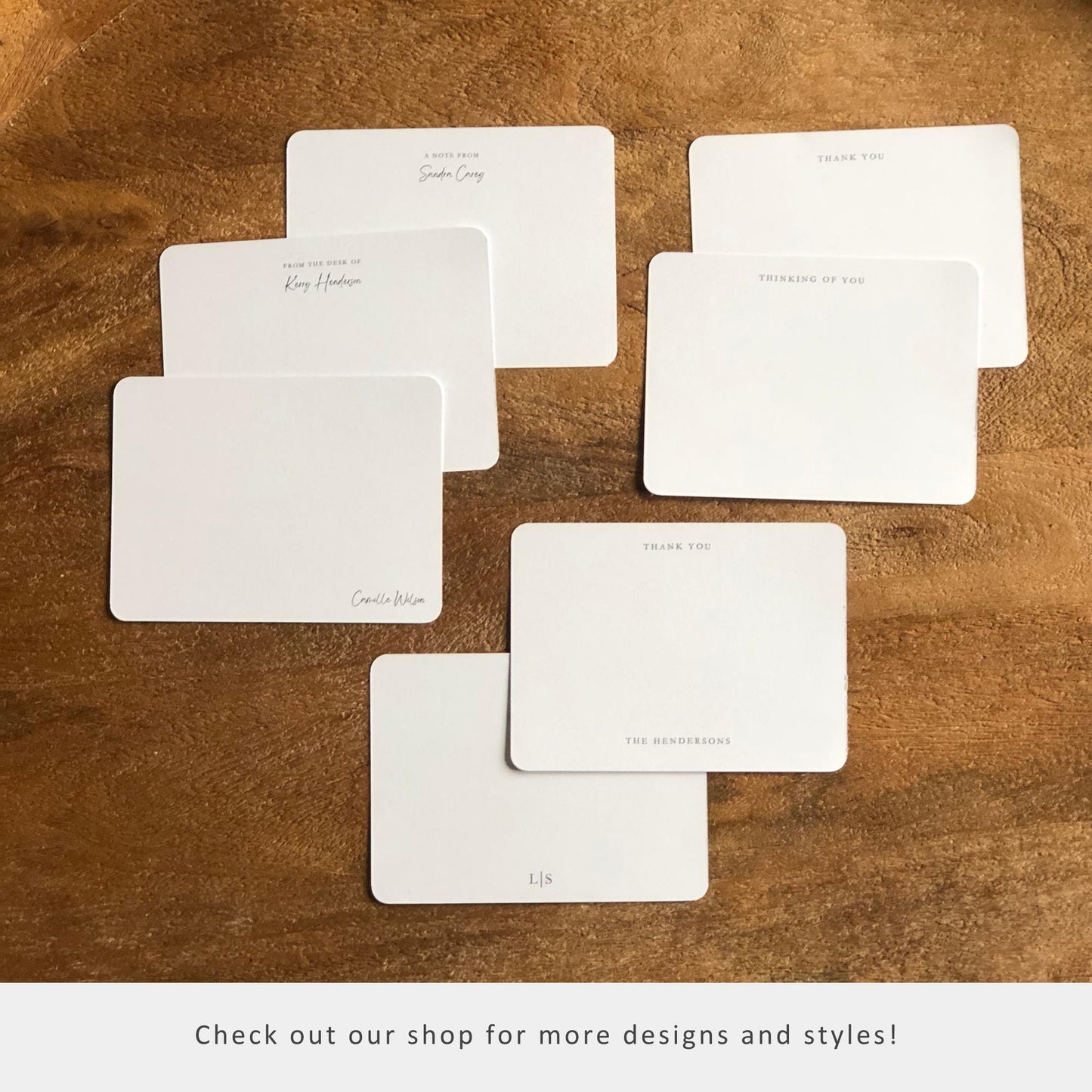"Thank You" Notecards
