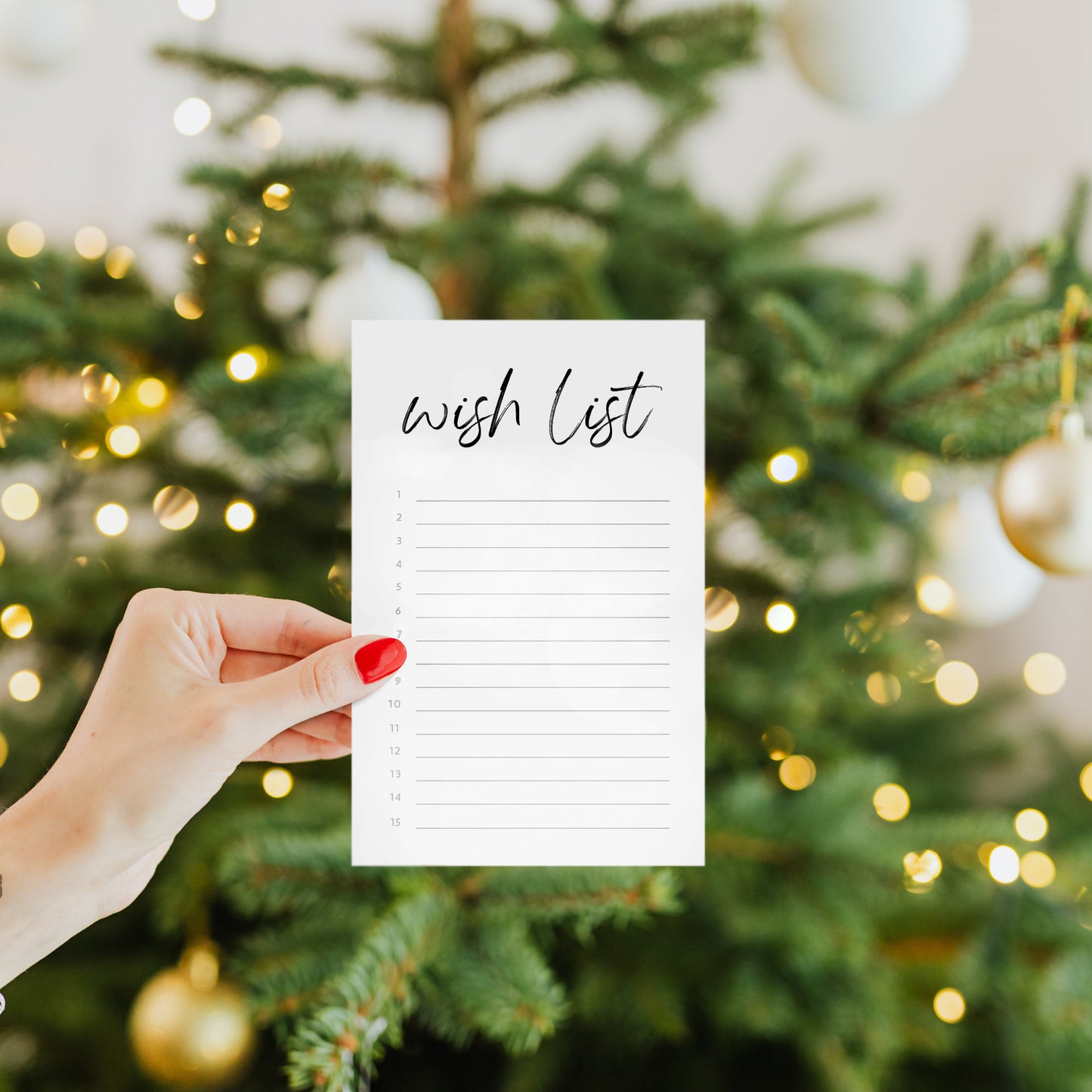 Wish List Notepad