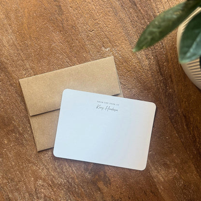 "From the Desk of" Personalized Notecards