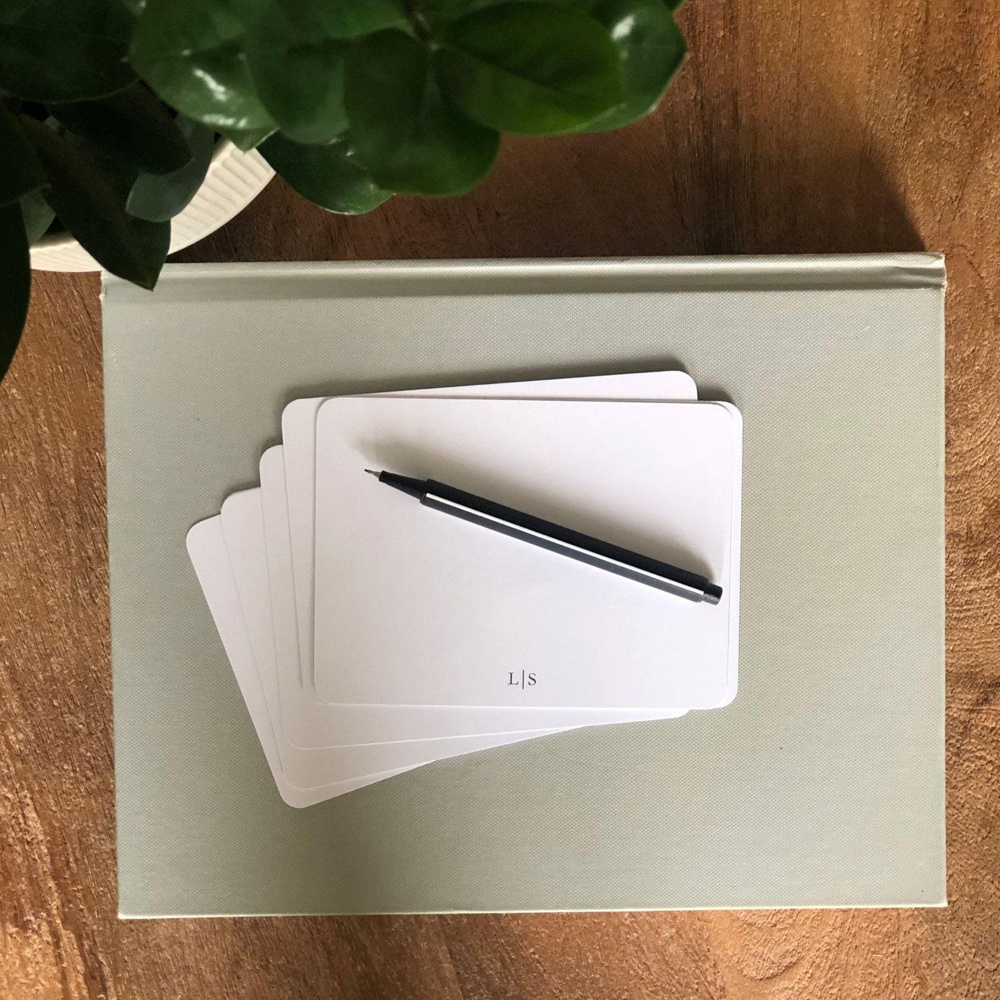 Monogram Personalized Notecards