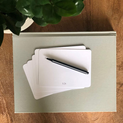 Monogram Personalized Notecards
