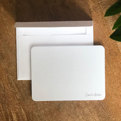 Personalized with Name Notecards