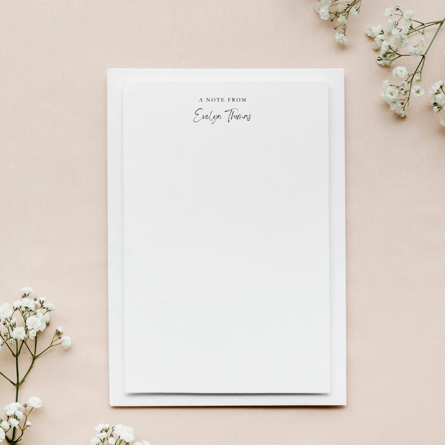 "A Note From" Personalized Notepad