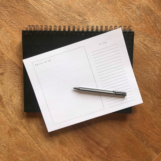 Brain Dump and To-Do List Notepad