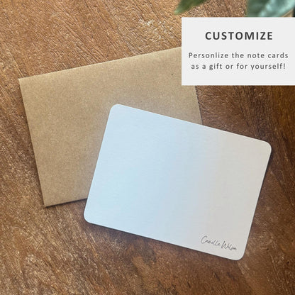 Personalized with Name Notecards