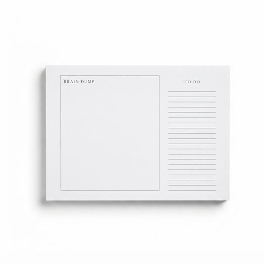 Brain Dump and To-Do List Notepad