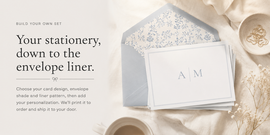 Build Your Own Personalized Notecard Set