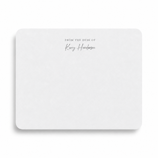 "From the Desk of" Personalized Notecards