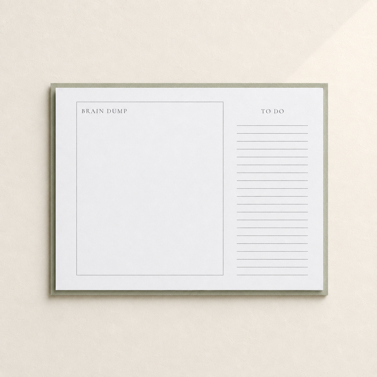 Brain Dump Notepad
