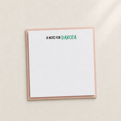 A Note For Kids Lunchbox Notepad