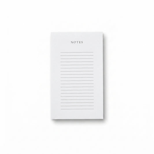 "Notes" Lined Notepad