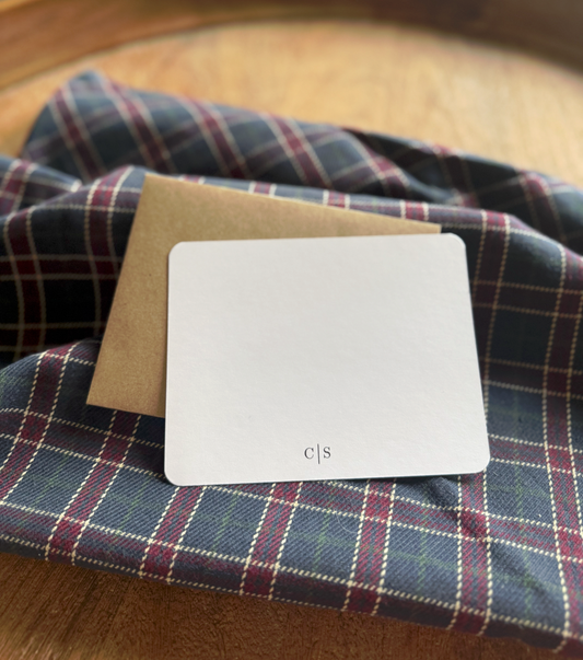 Monogram Personalized Notecards