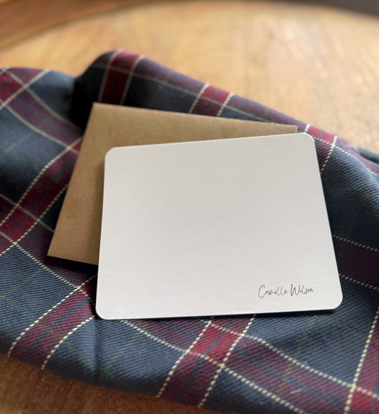 Personalized Signature Notecards