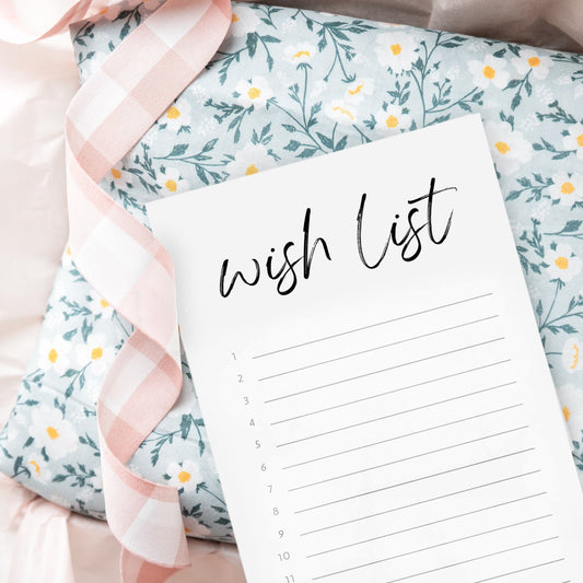 Wish List Notepad