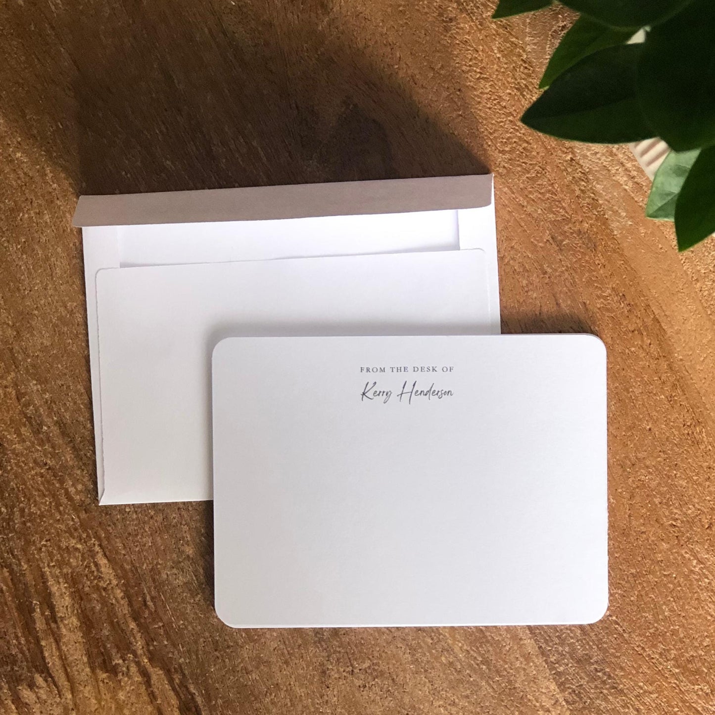 "From the Desk of" Personalized Notecards