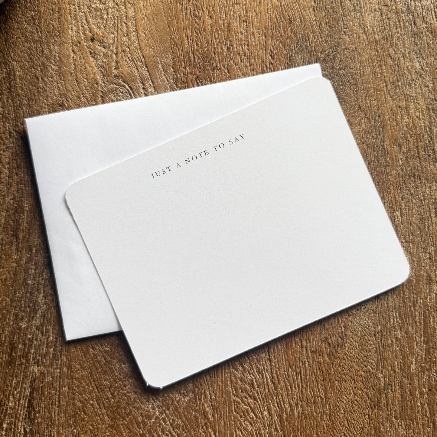 "Just A Note To Say" Notecards