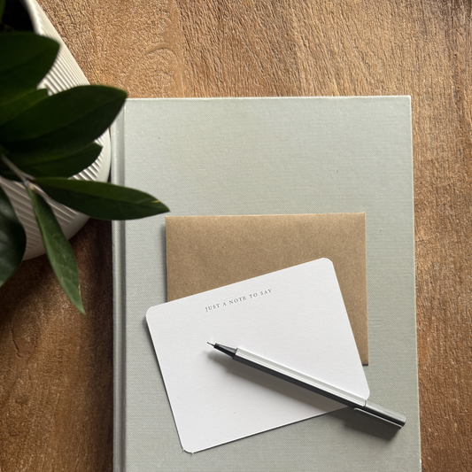 "Just A Note To Say" Notecards