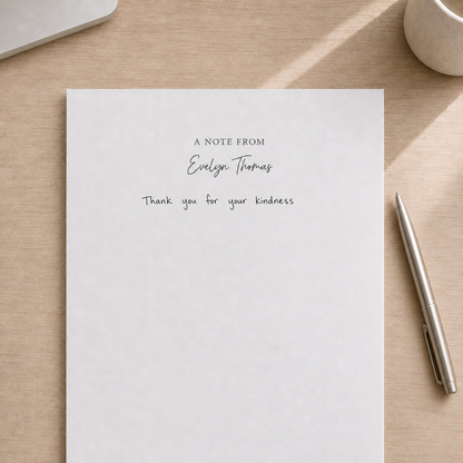 A Note From Notepad