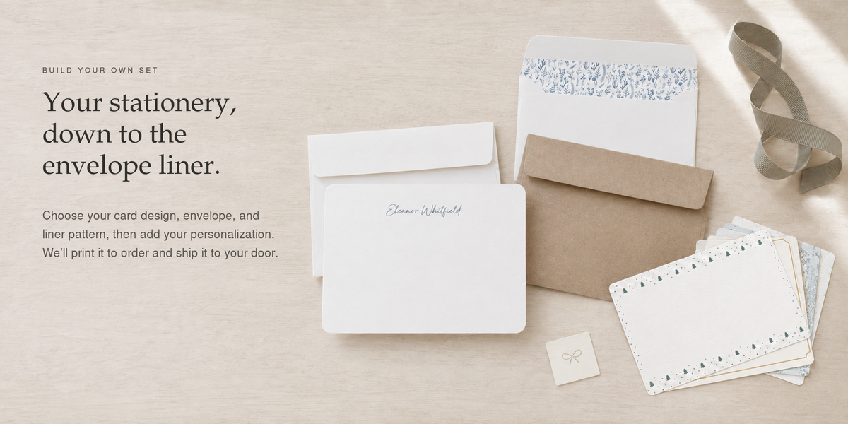 Build Your Own Personalized Notecard Set