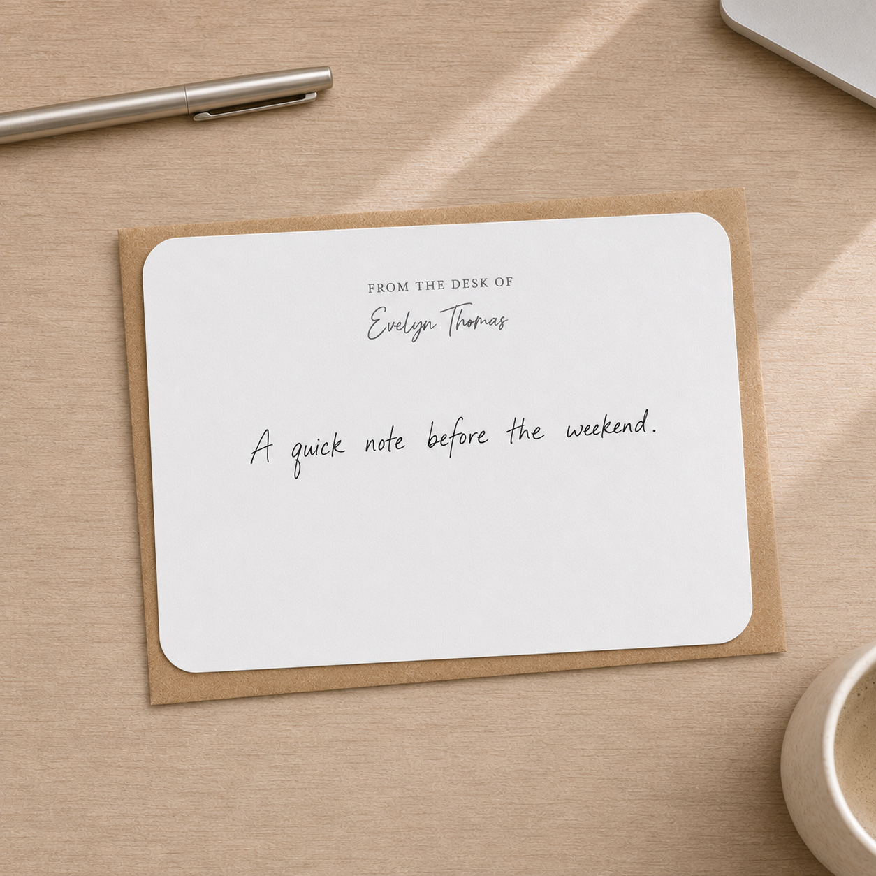 From the Desk Of Notecard Set