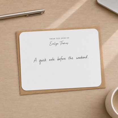 From the Desk Of Notecard Set