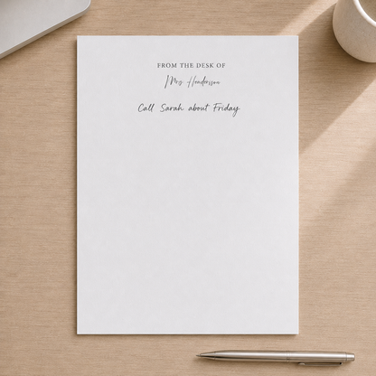 From the Desk Of Notepad