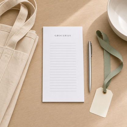Grocery List Notepad