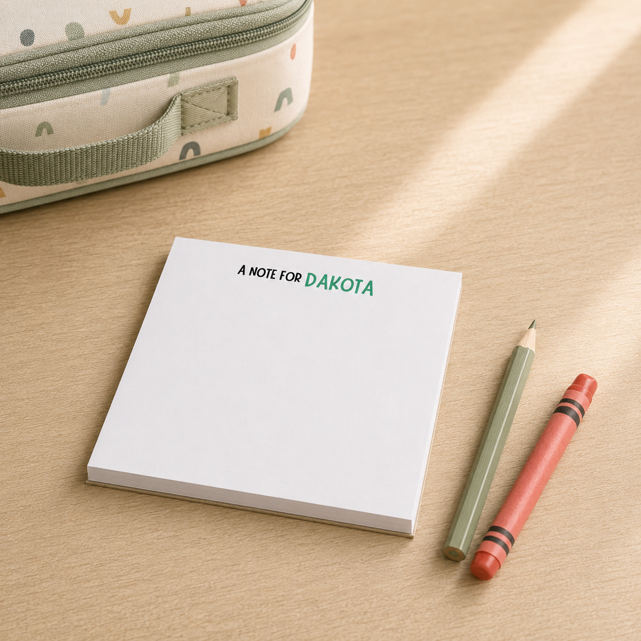 A Note For Kids Lunchbox Notepad