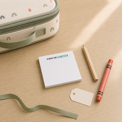 A Note For Kids Lunchbox Notepad