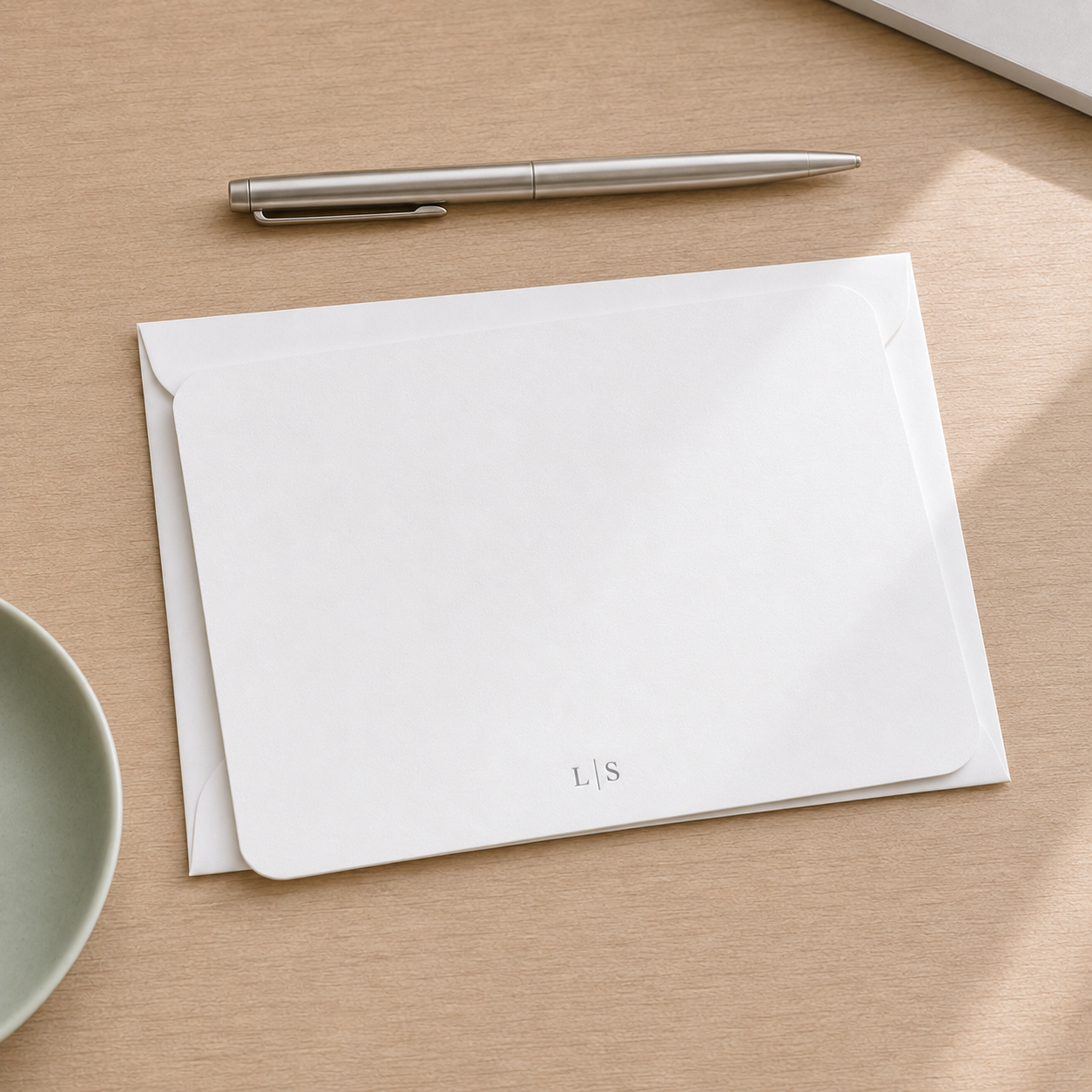 Monogram Notecard Set