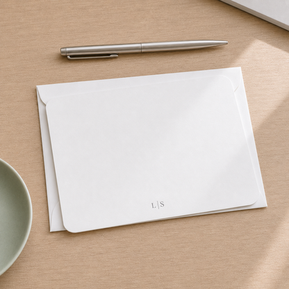 Monogram Notecard Set
