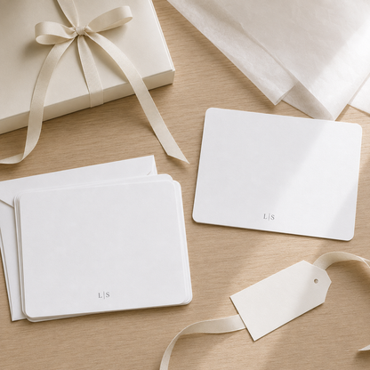 Monogram Notecard Set
