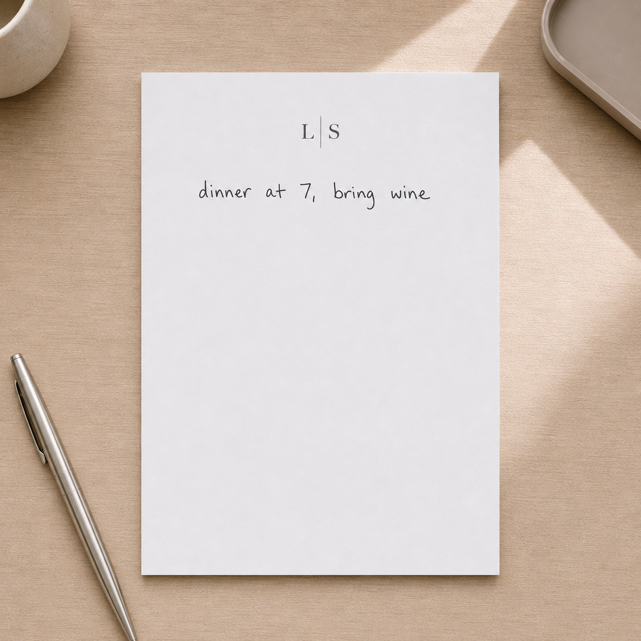 Monogram Notepad