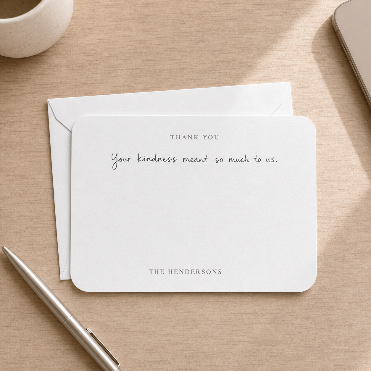 Personalized Thank You Notecard Set