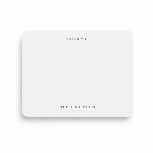 Personalized “Thank You” Notecards with Name